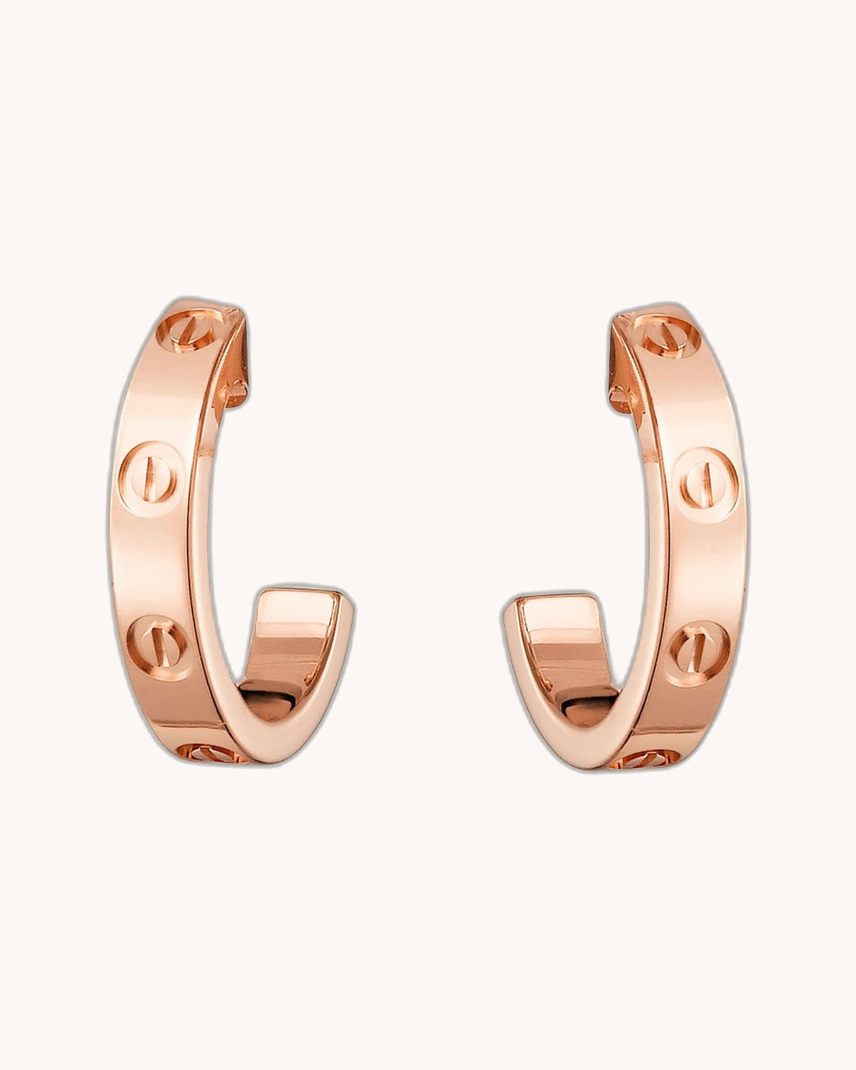 Mayceline Hoop Earrings – Small Model (Rose Gold)
