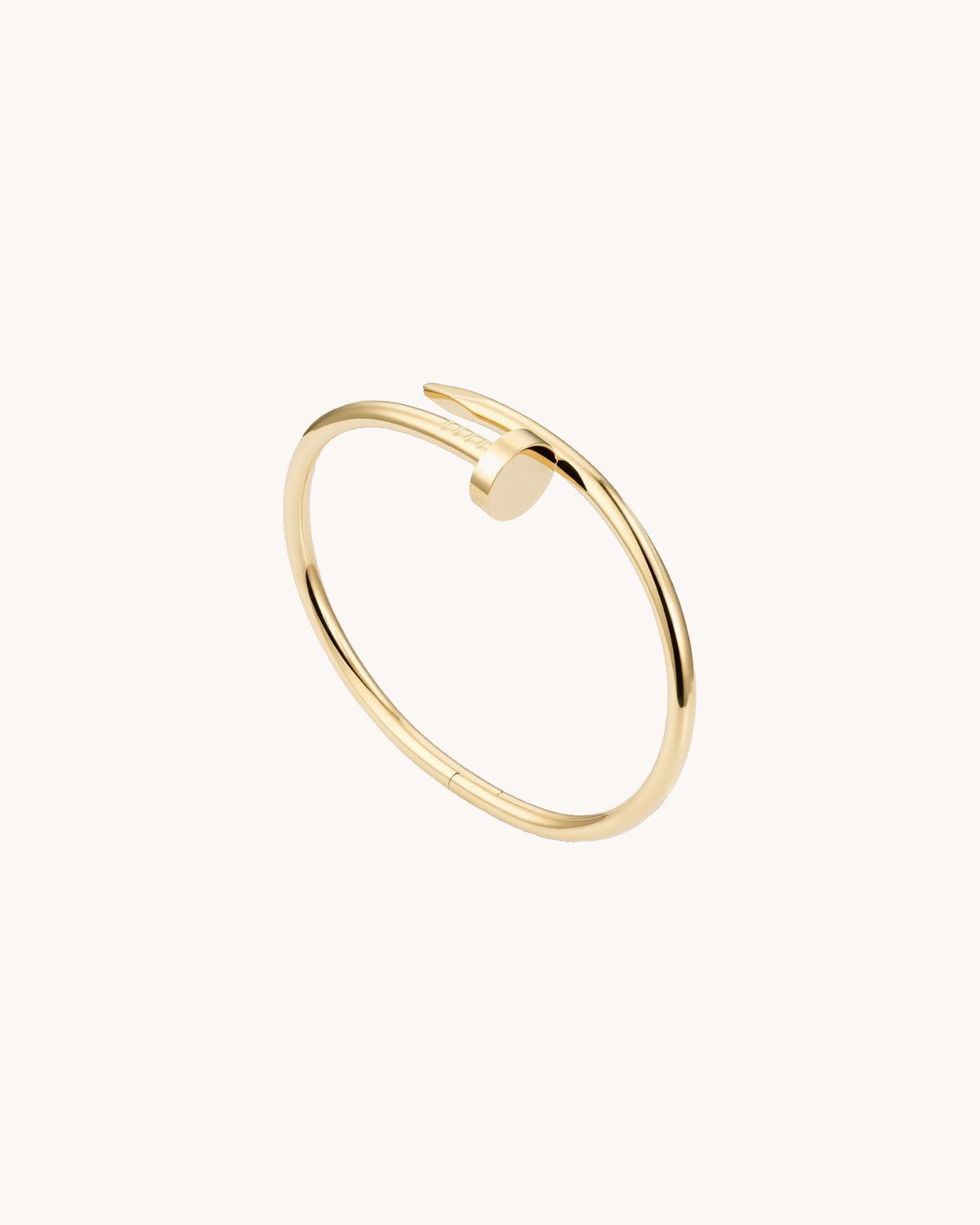 Mayceline Linéa Clou Bracelet, Classic Model — 18K Yellow Gold