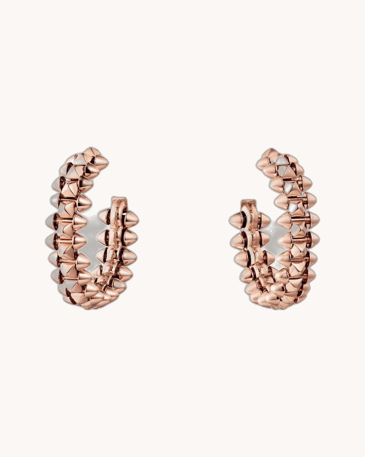 Mayceline Heurt Hoop Earrings – Small Model (Rose Gold)