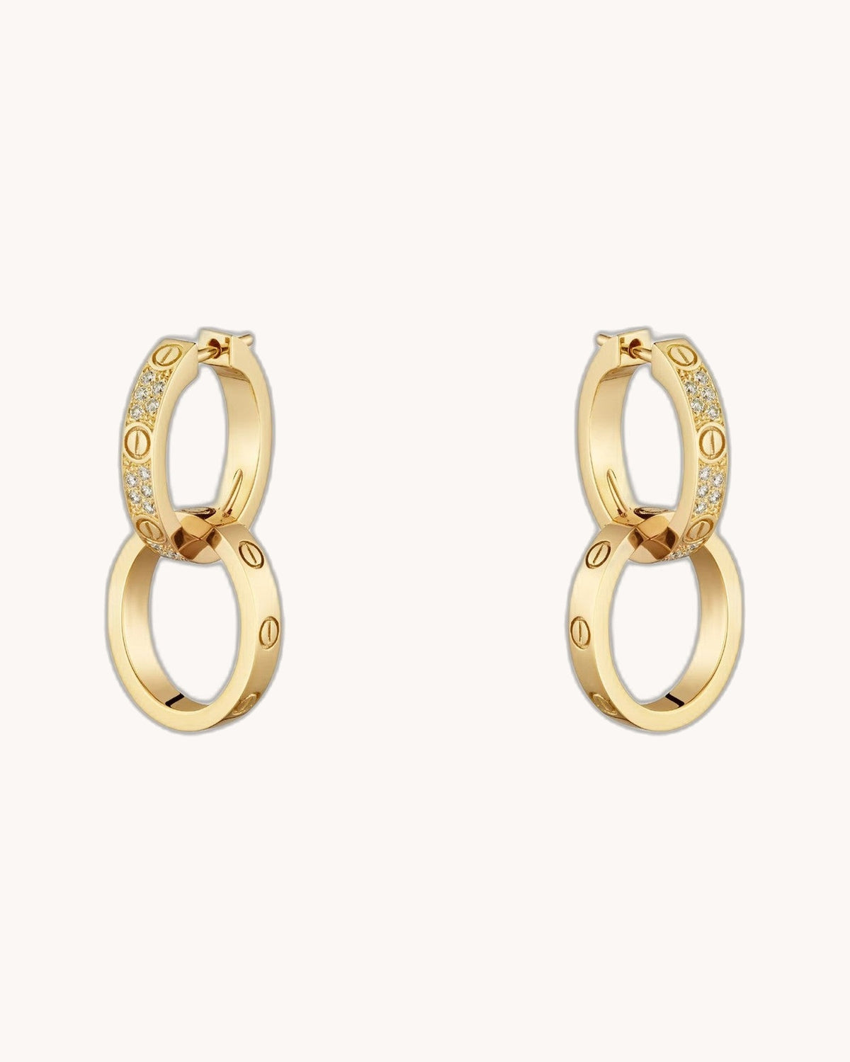 Mayceline Multiware Earrings – Small Model (Yellow Gold)