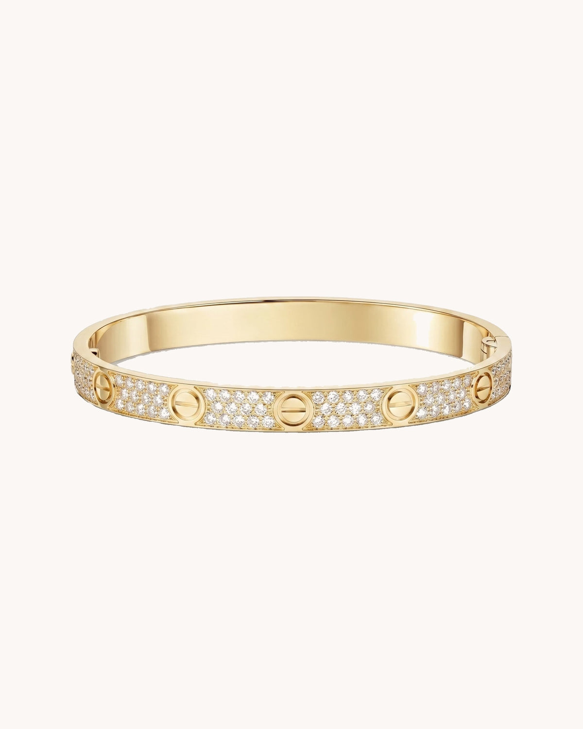 Mayceline Amour Bracelet, Classic Model, Paved — Diamond 18K Yellow Gold — image 1