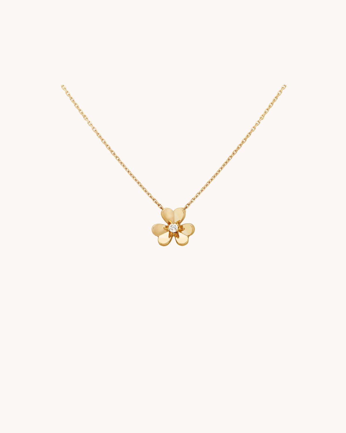 Mayceline Fleur de Lumière Necklace — Mini Model — 18K Yellow Gold — image 1