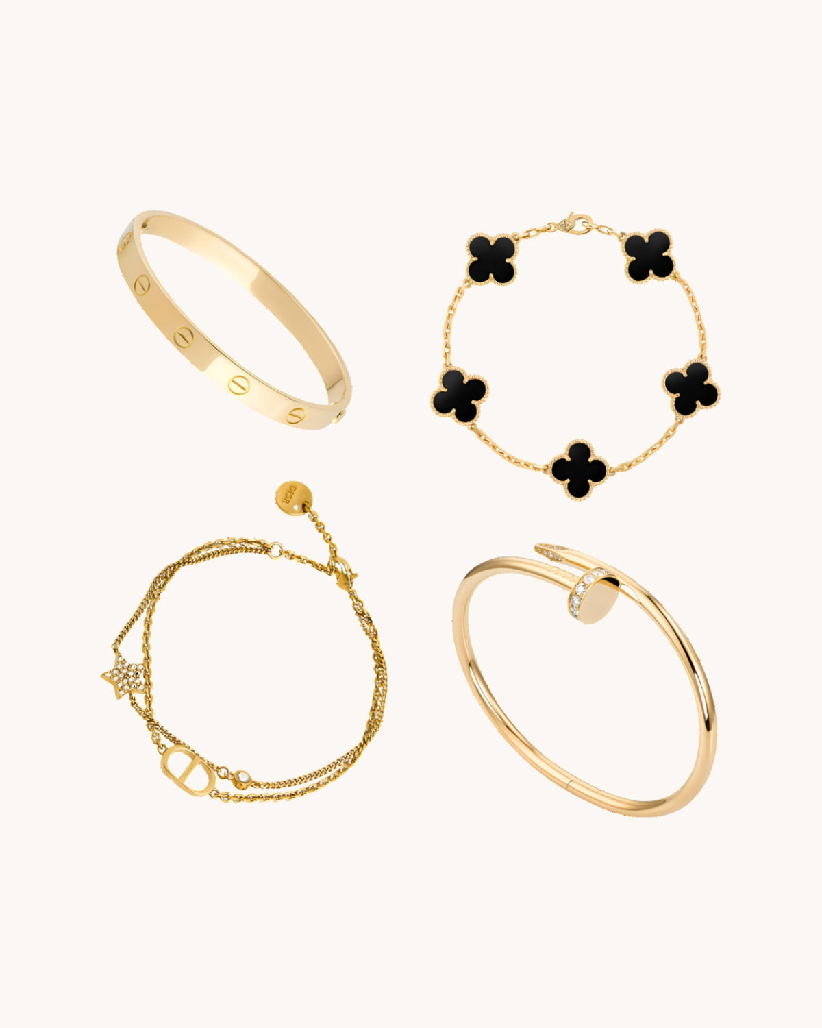 4-Piece Bracelet Set "Sofia"