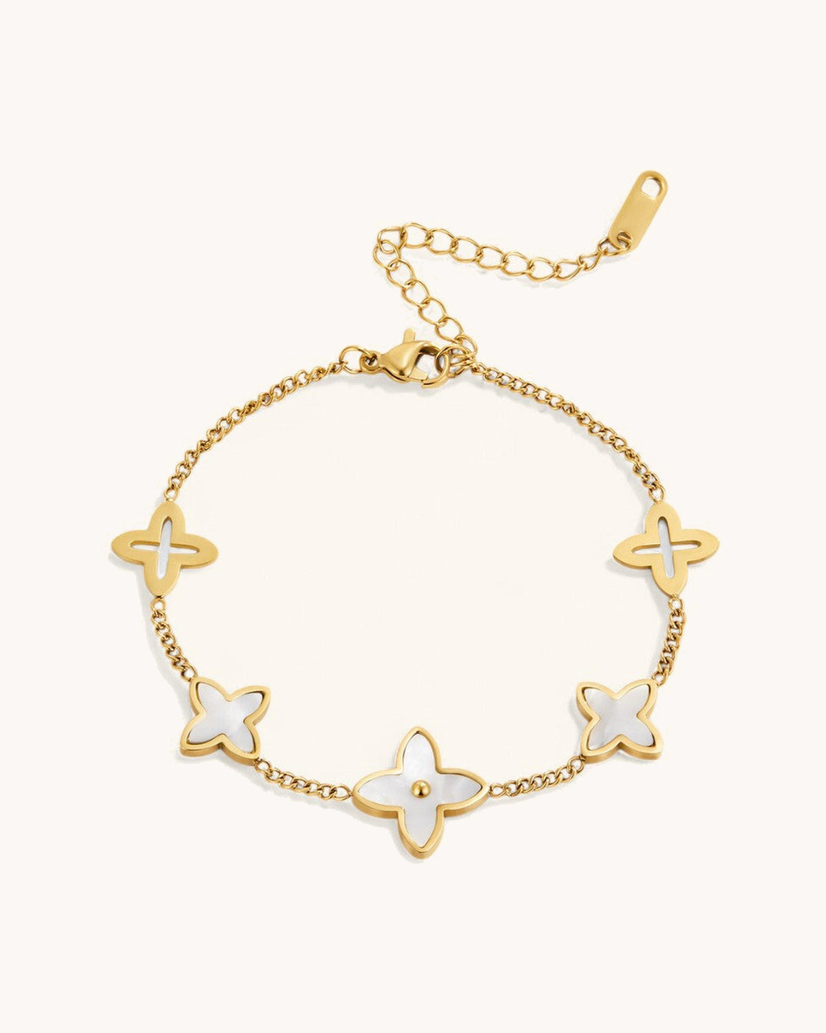 White Blossom | Petal Bracelet