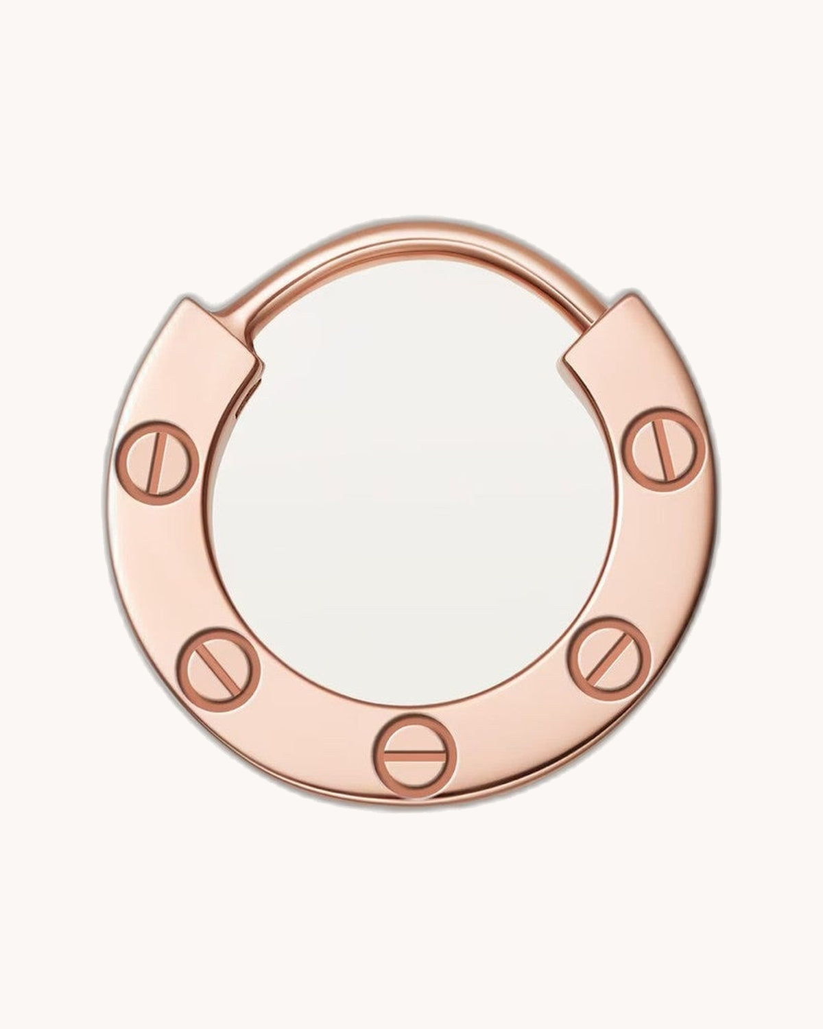 Mayceline Hoop Classic Earrings – Small Model (Rose Gold)