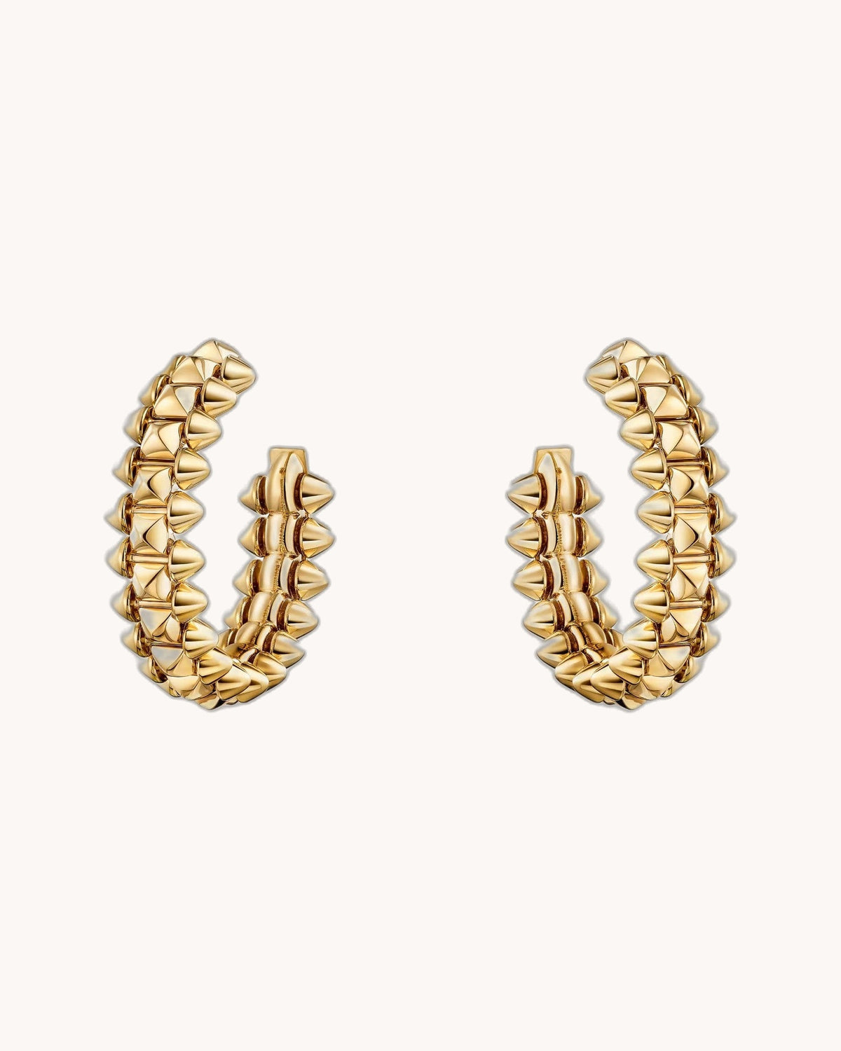 Mayceline Heurt Hoop Earrings – Small Model (Yellow Gold)