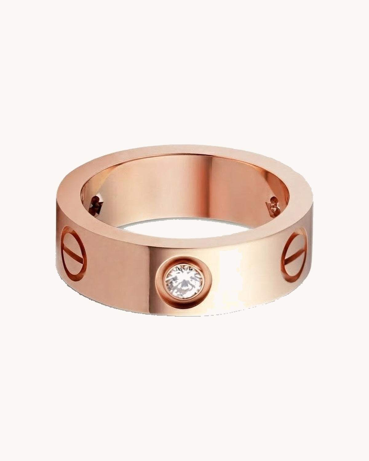 Mayceline 3 Diamonds Ring — Rose Gold