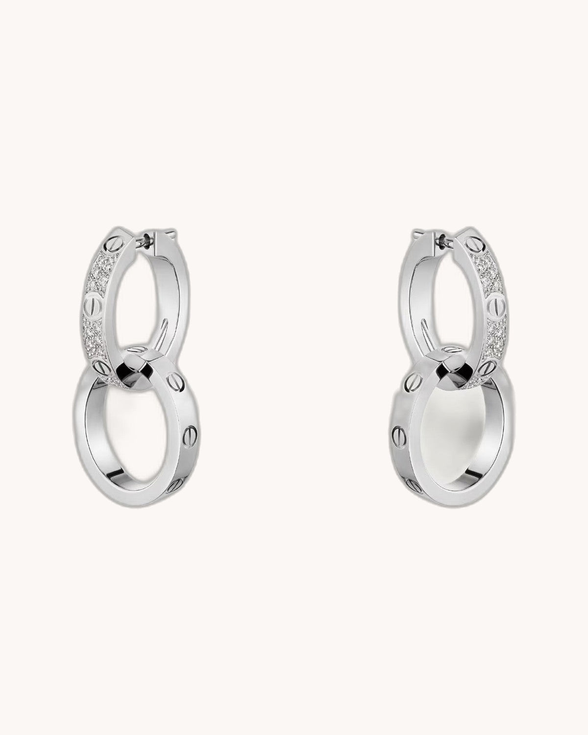 Mayceline Multiware Earrings – Small Model (White Gold)