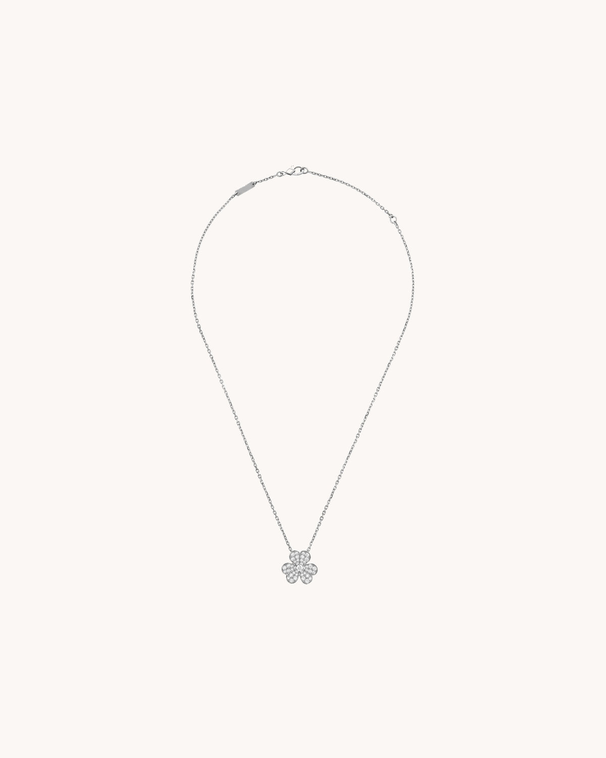 Mayceline Fleur de Lumière Pendant Necklace — Diamond 18K White Gold — image 2