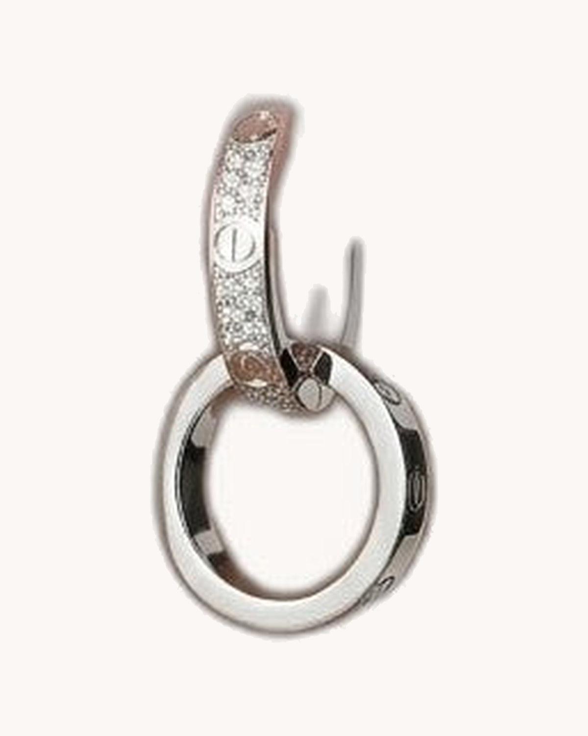 Mayceline Multiware Earrings – Small Model (White Gold)