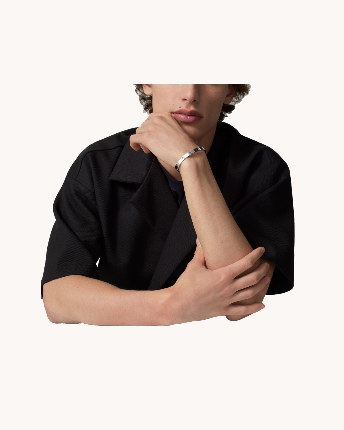 Mayceline Amour Bracelet, Classic Model — 18K White Gold — image 2