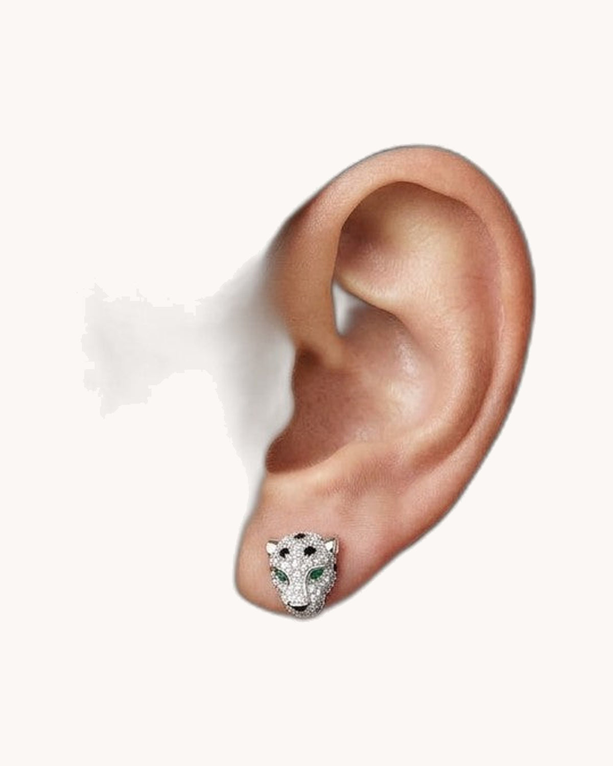 Mayceline Fauve Earrings – Small Model (White Gold)