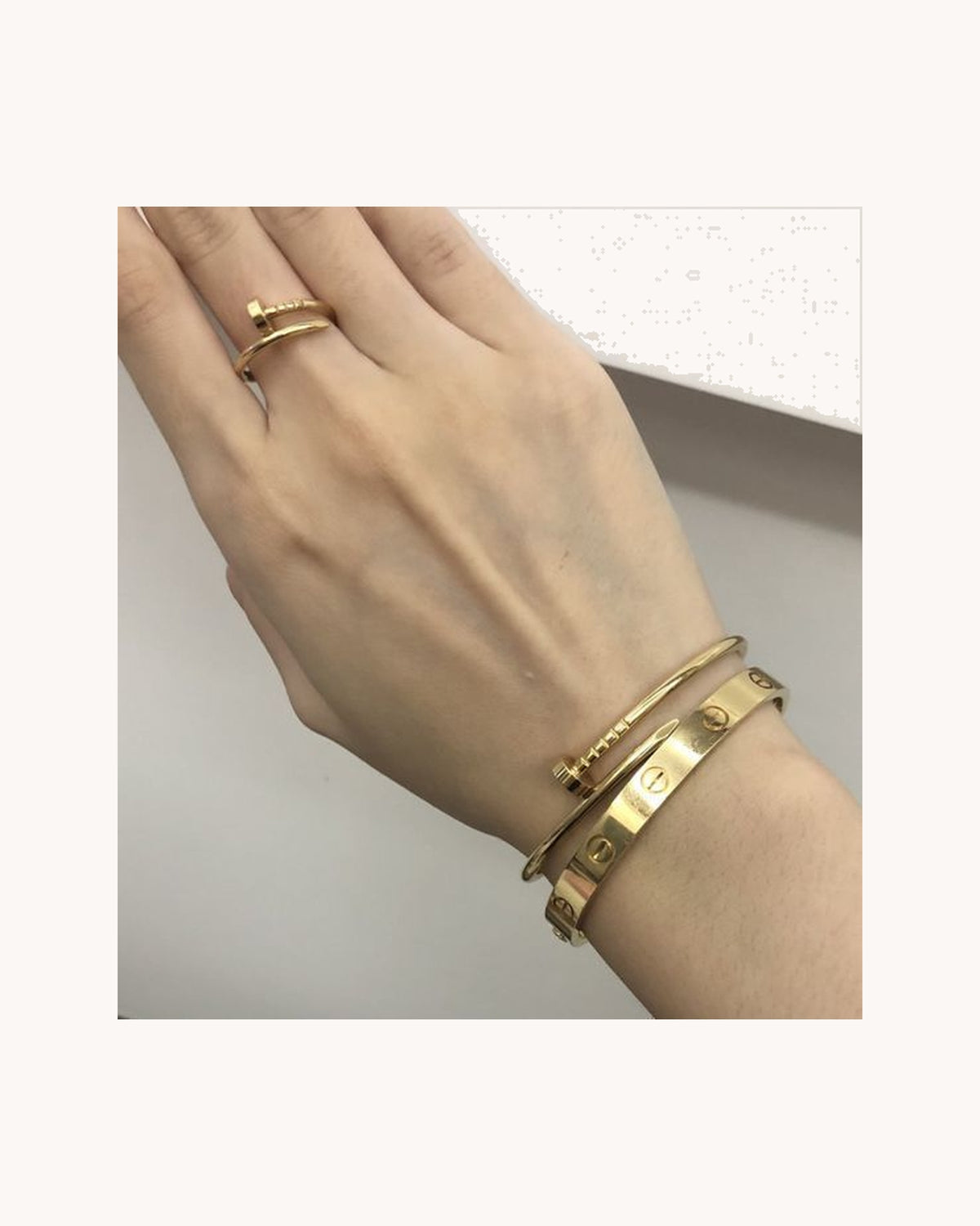 SPIKE | Gold Bracelet Thin