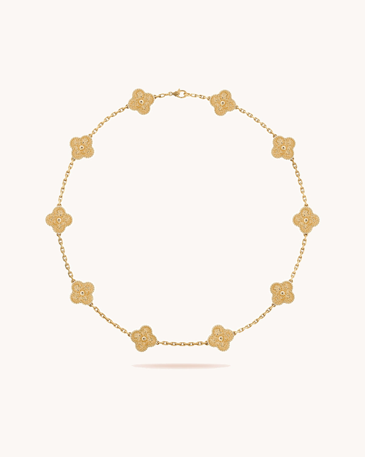 CLOVER | 10 Motive Gold Necklace