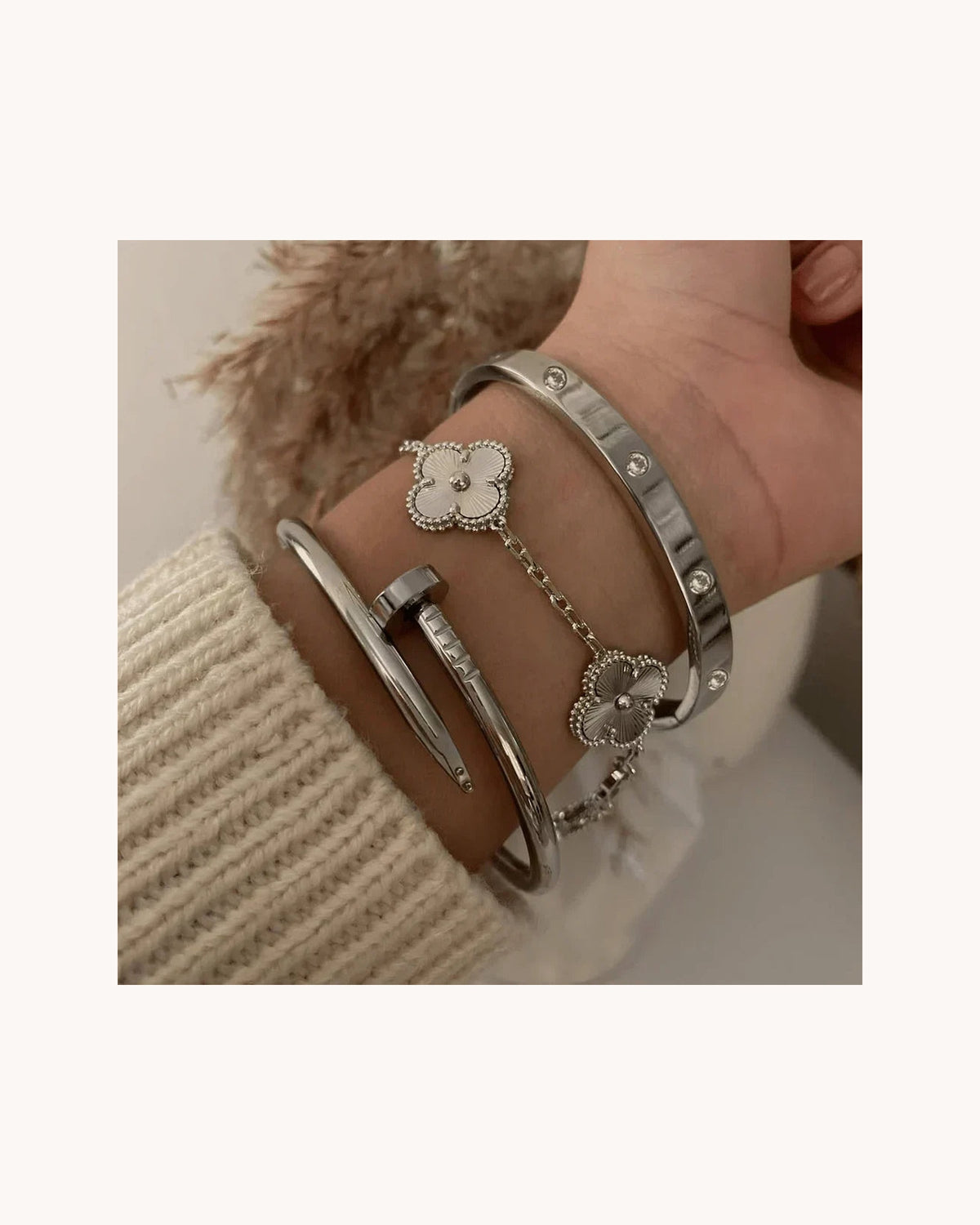 4-Piece Bracelet Set "Silvio"