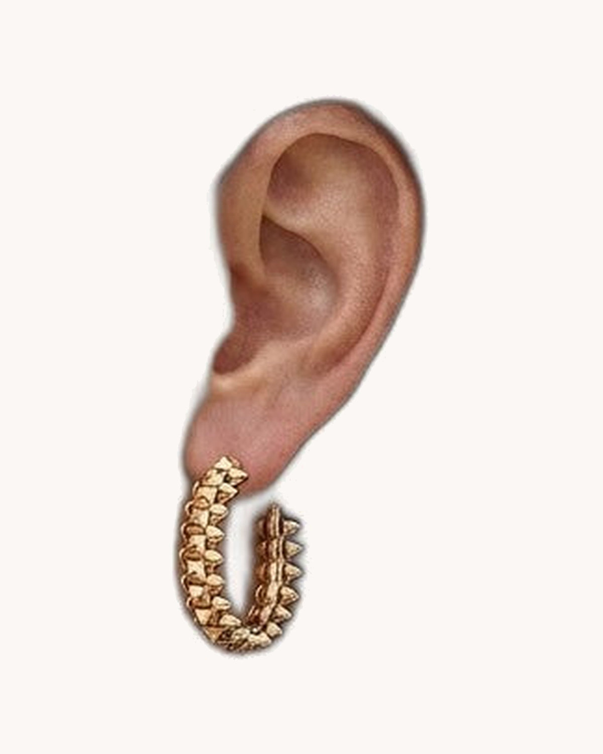 Mayceline Heurt Hoop Earrings – Small Model (Yellow Gold)
