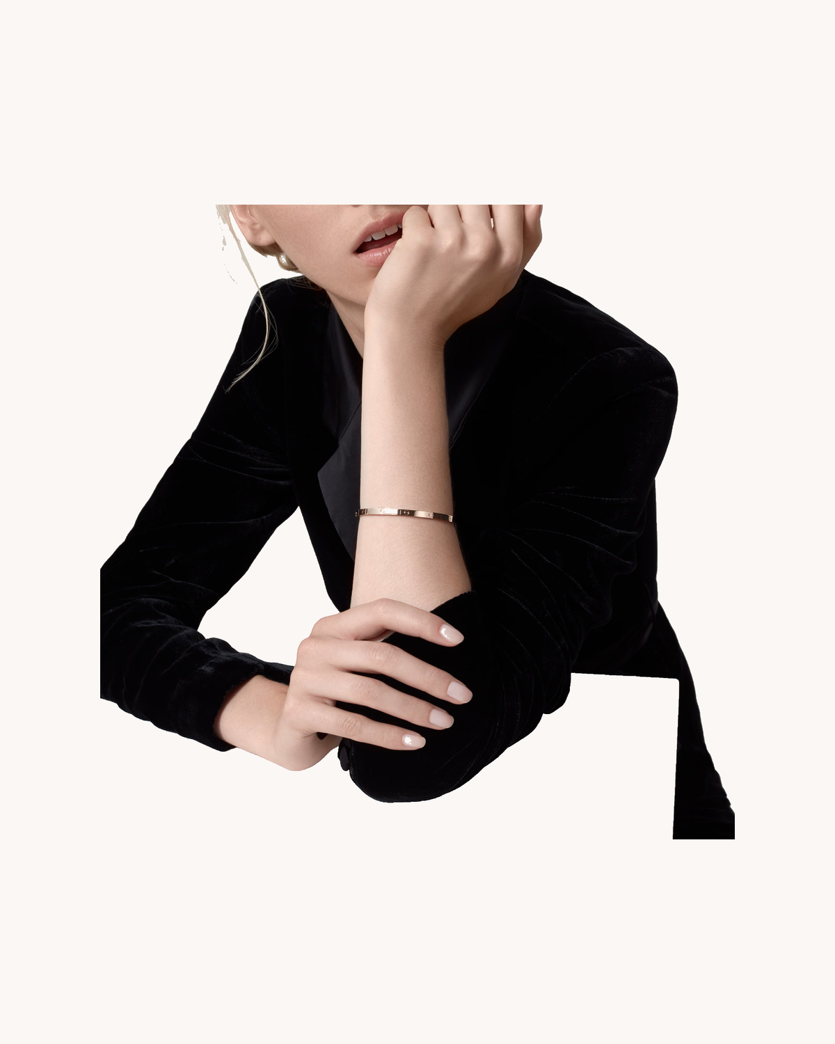 Mayceline Amour Bracelet - Small Model — Rose Gold