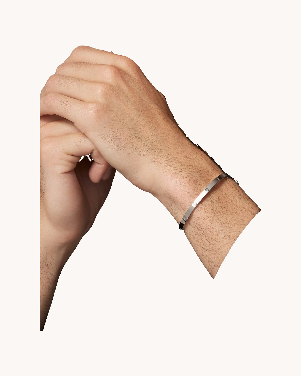 Mayceline Amour Bracelet, Small Model — 18K White Gold