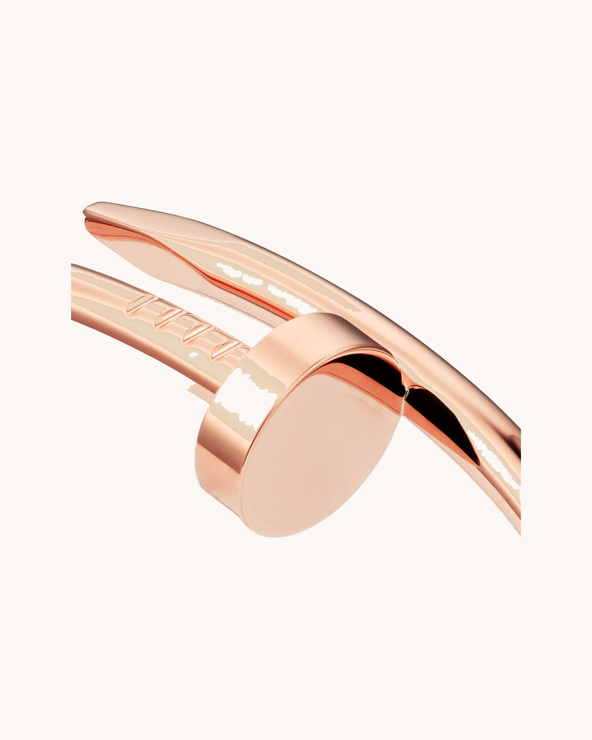 Mayceline Linéa Clou Bracelet, Classic Model — Rose Gold