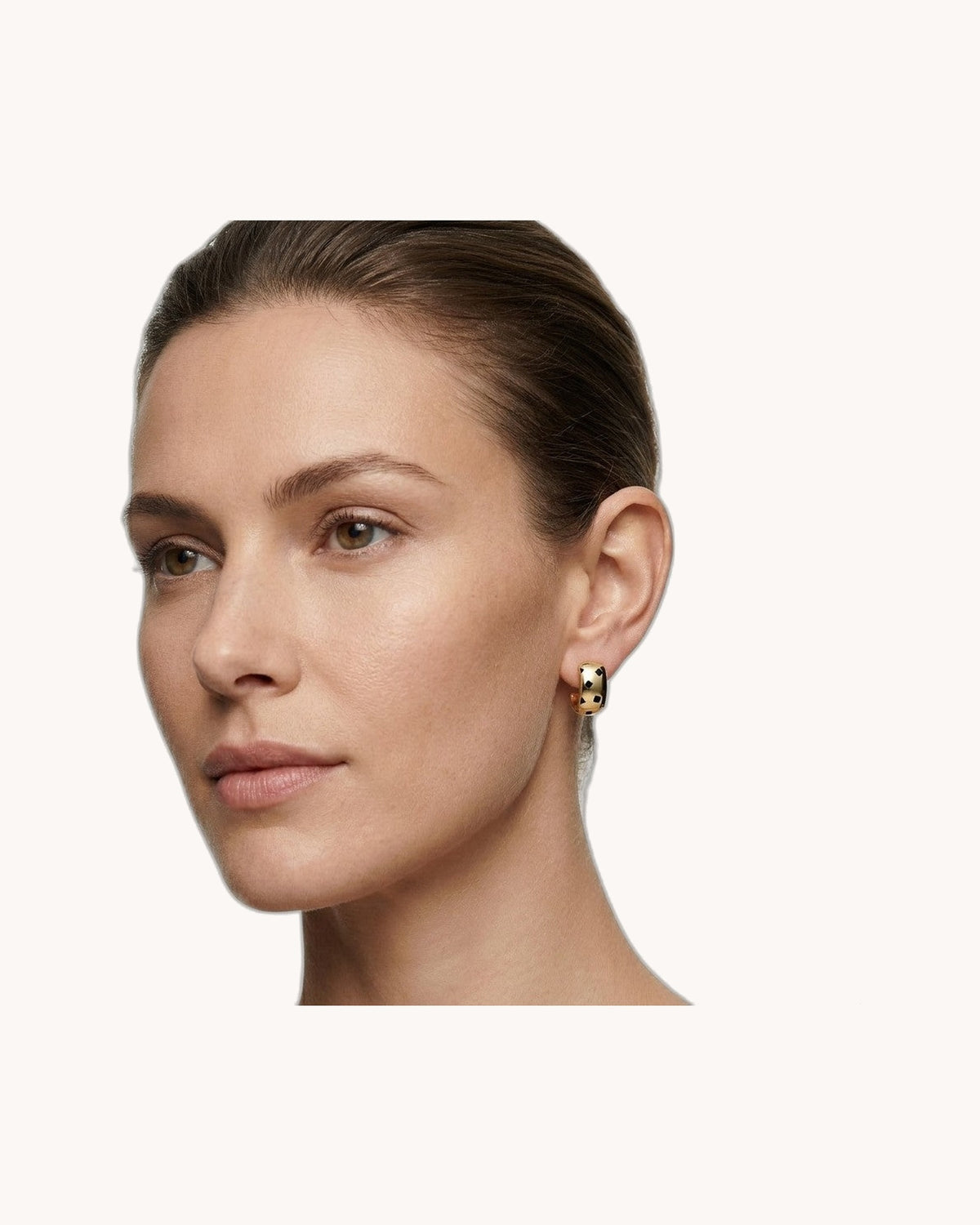 Mayceline Fauve Earrings – Small Model (Yellow Gold)