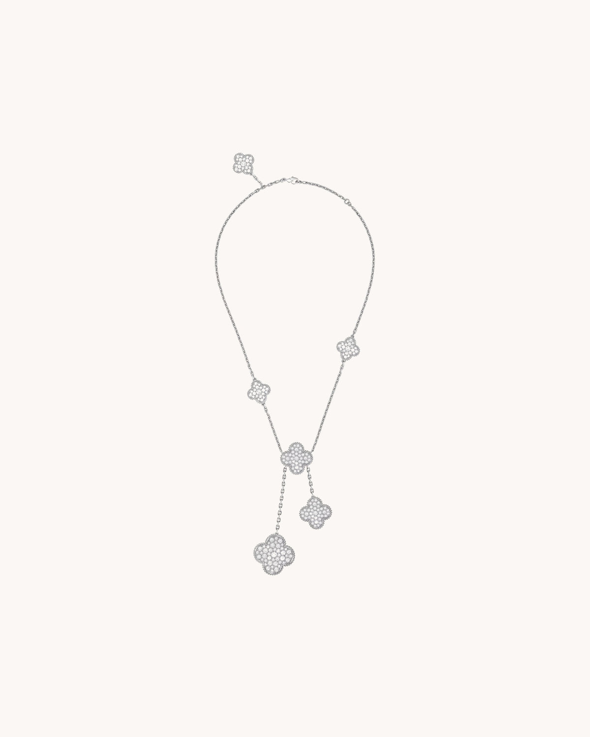 Mayceline Magic Pendant Necklace, 6 Motifs — Diamond 18K White Gold — image 2