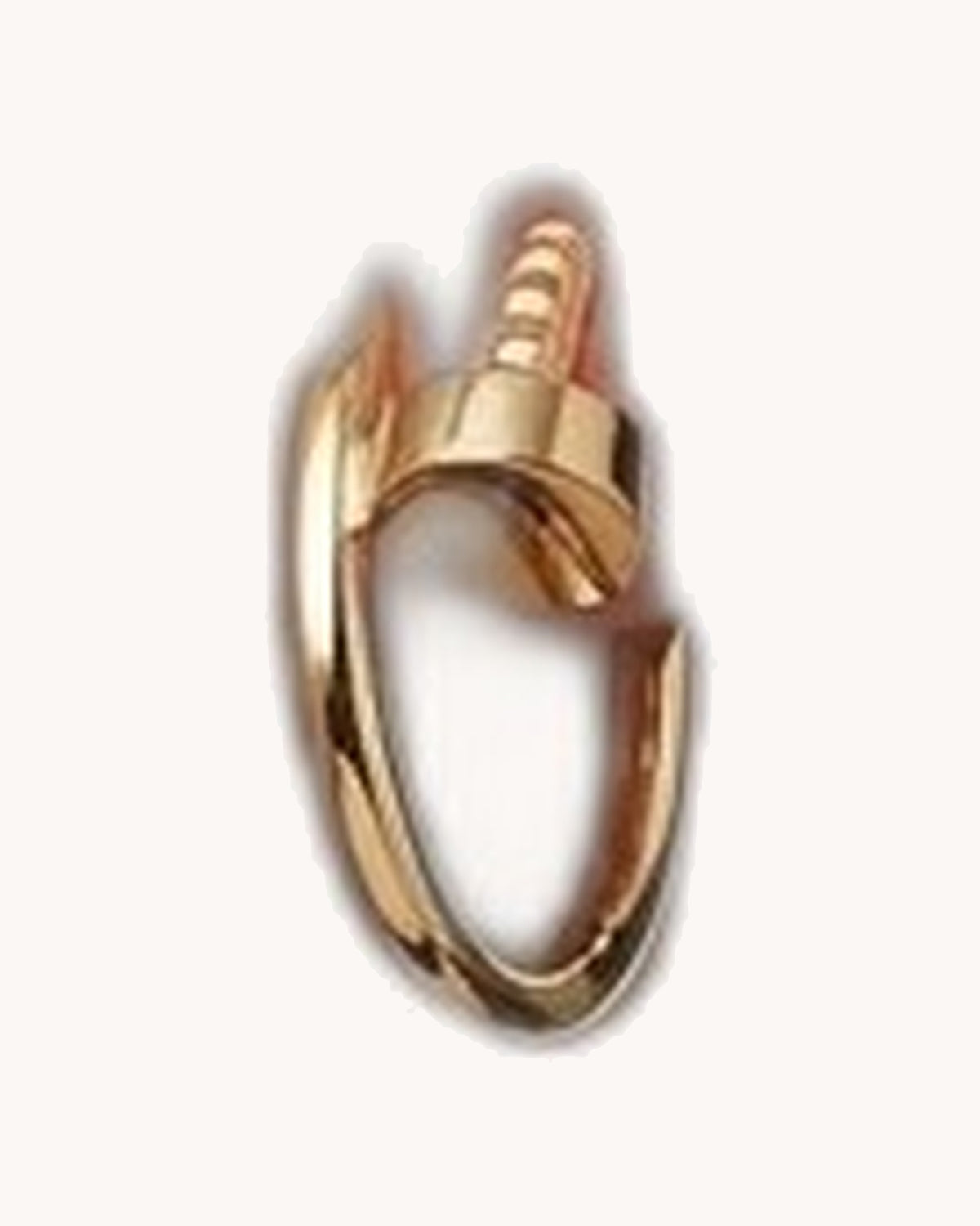 Mayceline Linéa Clou Hoop Earrings – Small Model (Yellow Gold)