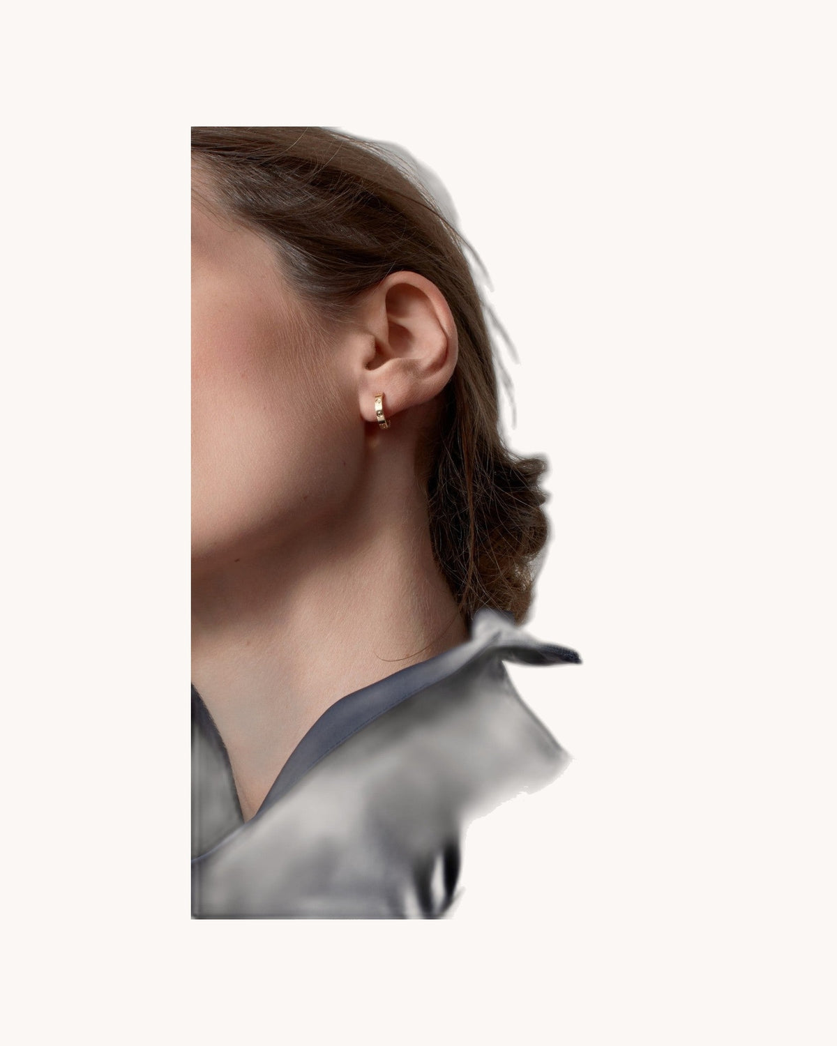 Mayceline Hoop Earrings – Small Model (Yellow Gold)
