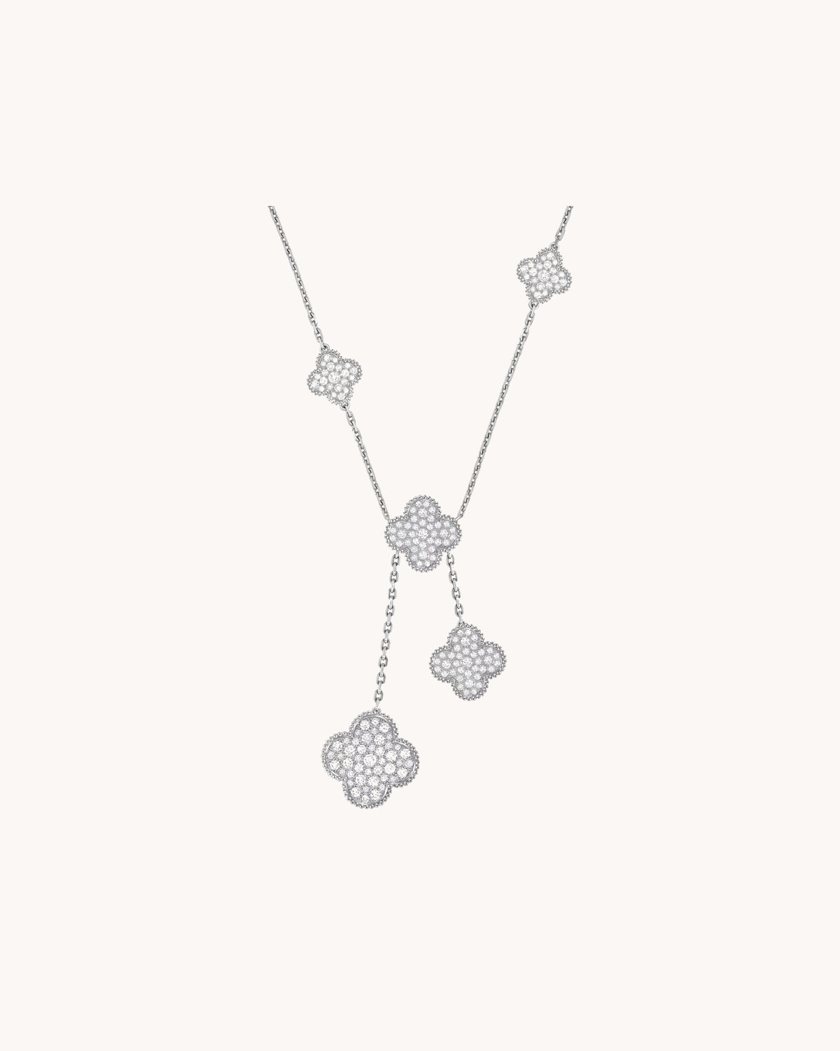 Mayceline Magic Pendant Necklace, 6 Motifs — Diamond 18K White Gold — image 3