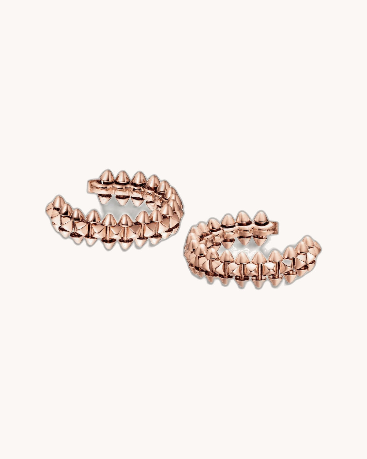 Mayceline Heurt Hoop Earrings – Small Model (Rose Gold)