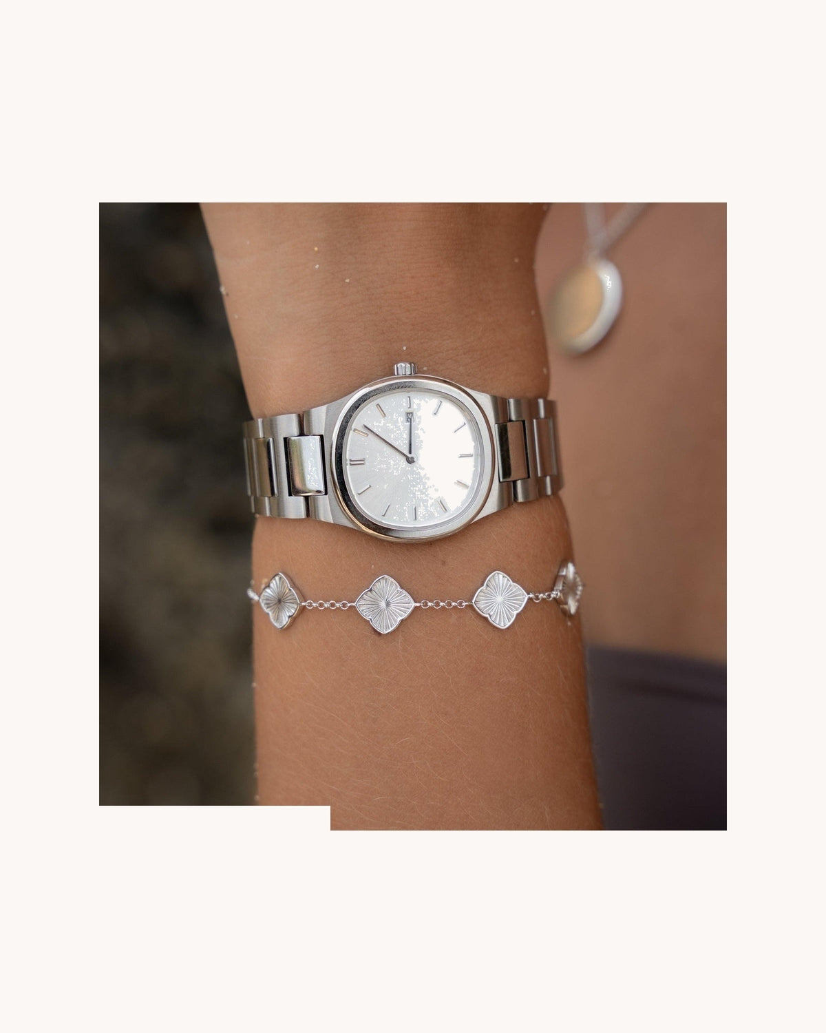 Mayceline | Watch Silver Wave