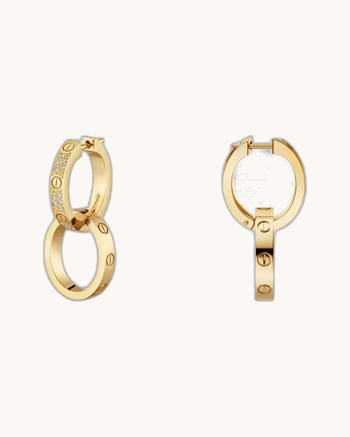 Mayceline Multiware Earrings – Small Model (Yellow Gold)