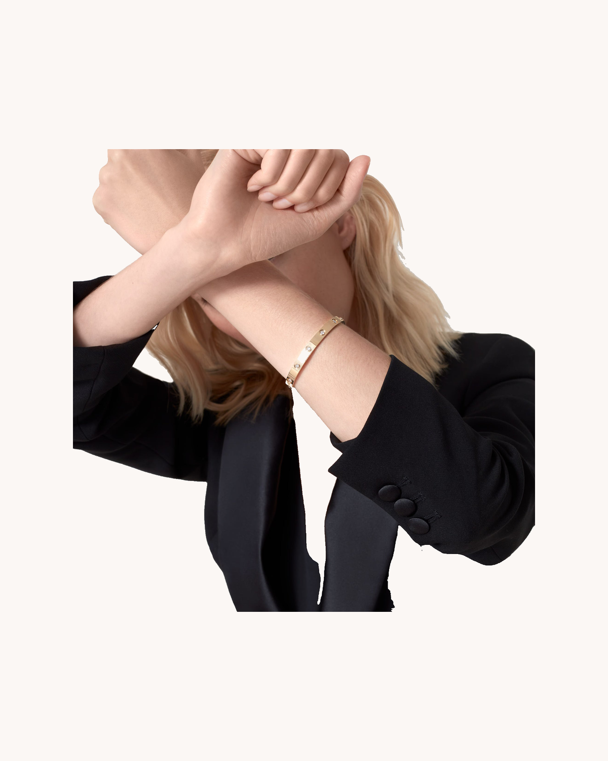 Mayceline Amour Bracelet, Classic Model, 10 Diamonds — Diamond 18K Yellow Gold