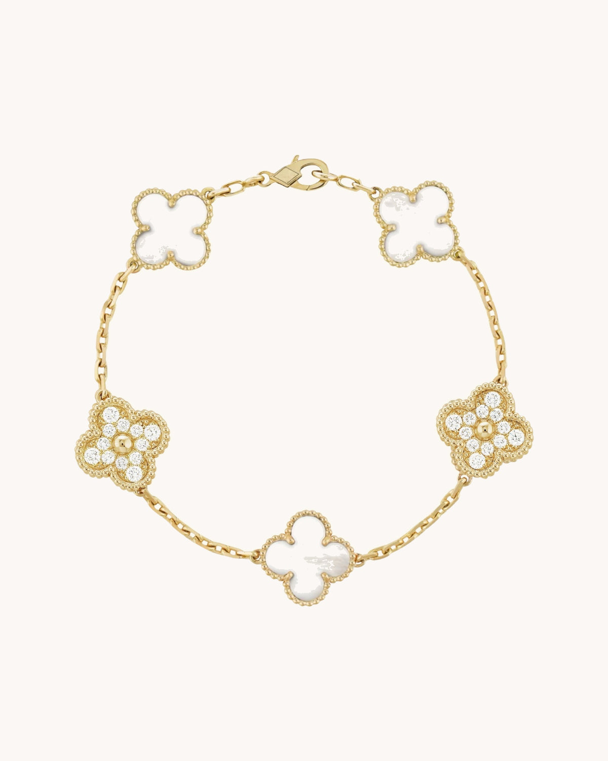 CLOVER | Golden Black Bracelet Prestige