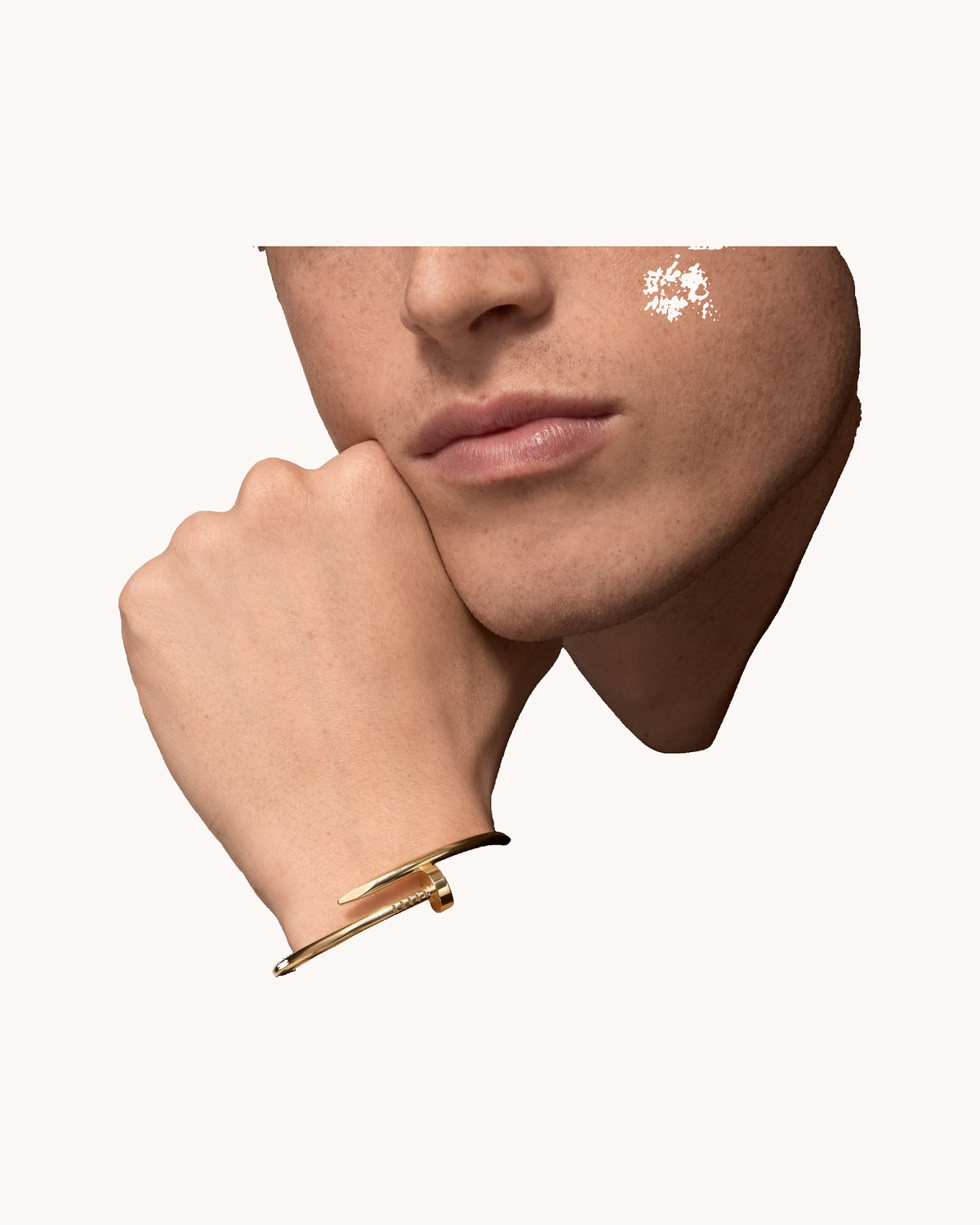 Mayceline Linéa Clou Bracelet, Classic Model — 18K Yellow Gold