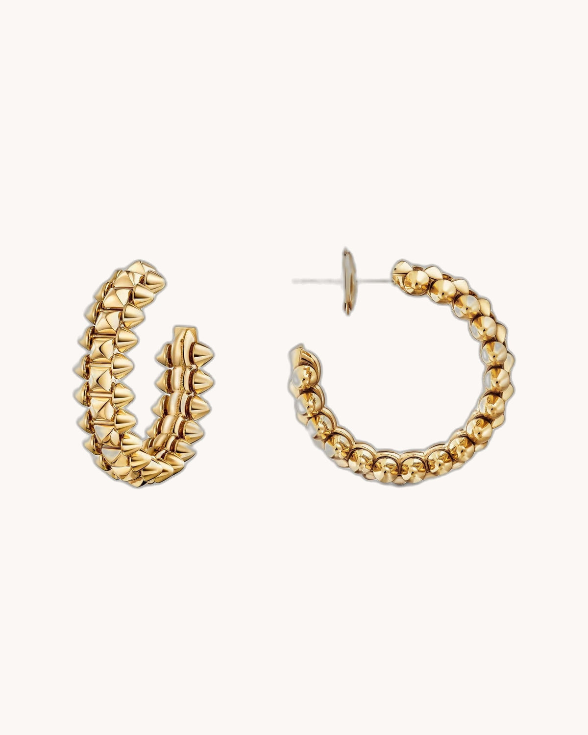 Mayceline Heurt Hoop Earrings – Small Model (Yellow Gold)