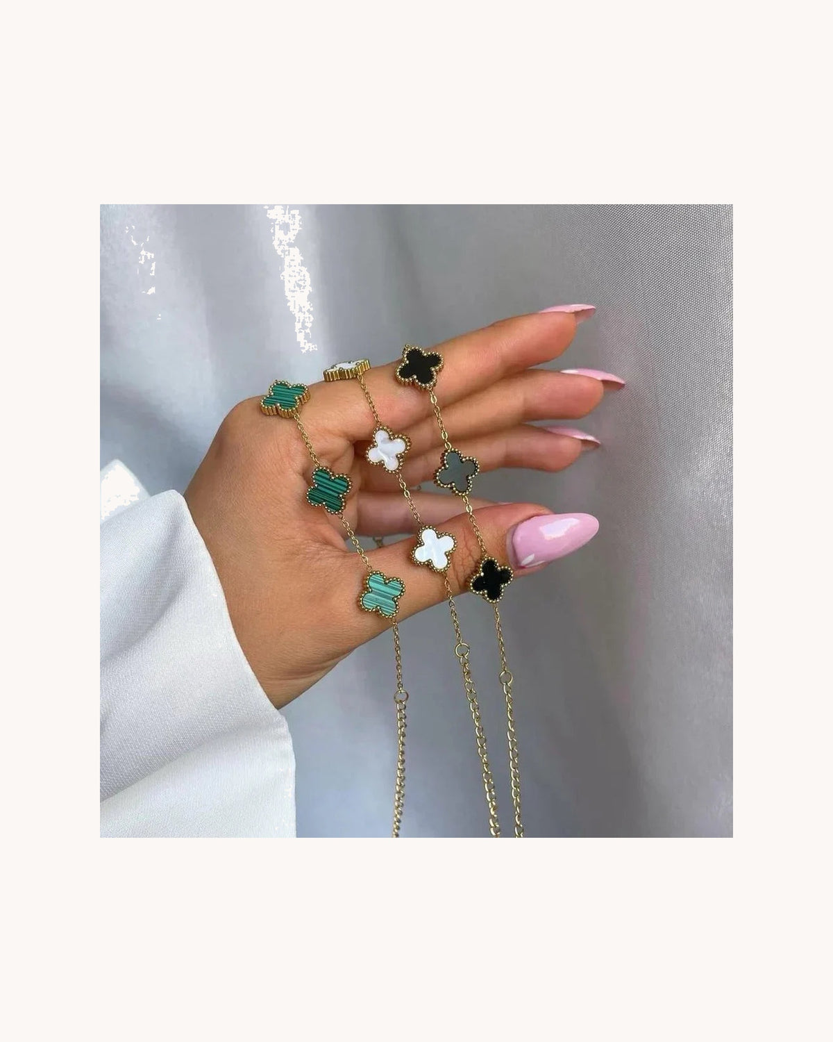 3-Piece Clover Bracelet Set