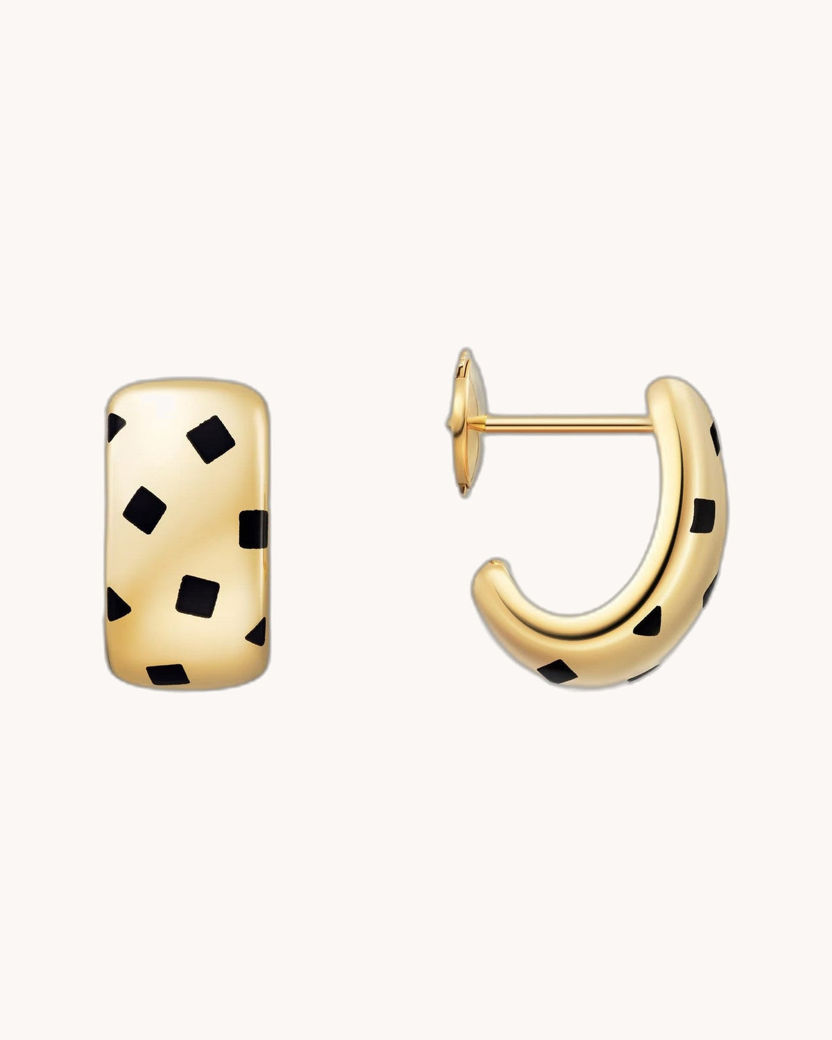 Mayceline Fauve Earrings – Small Model (Yellow Gold)