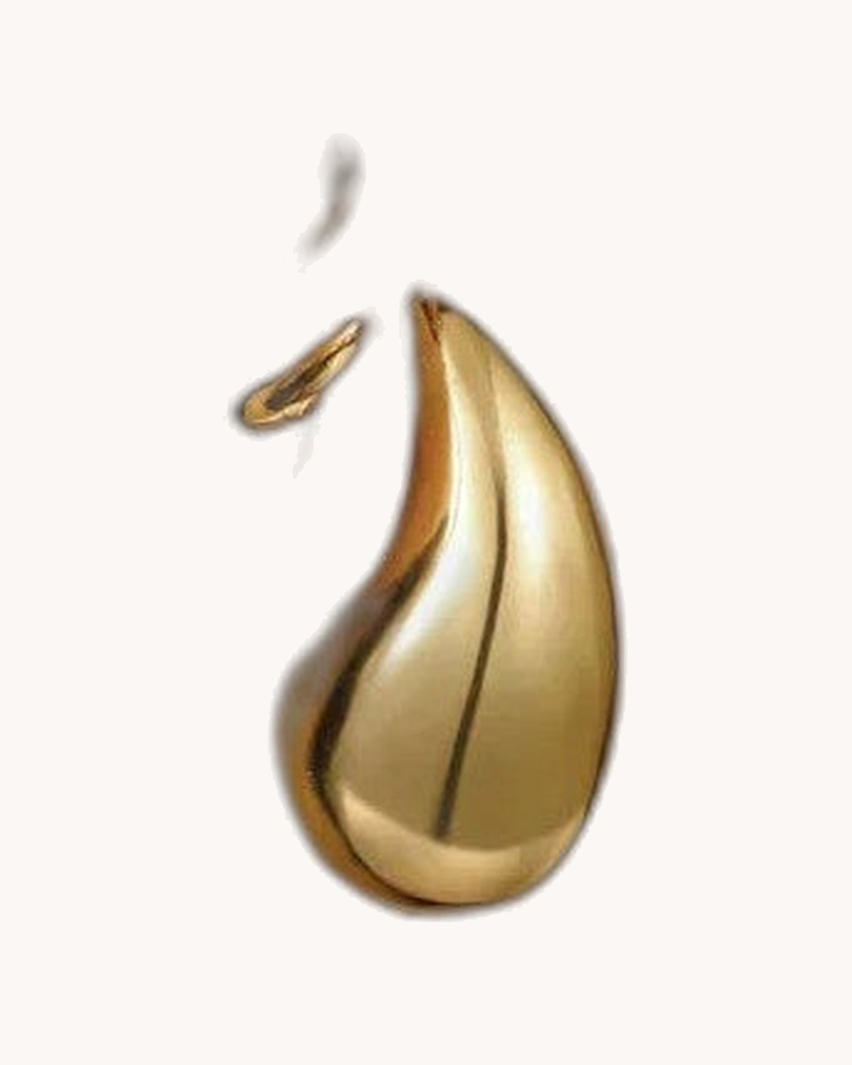 Sandra Teardrop Gold Earrings