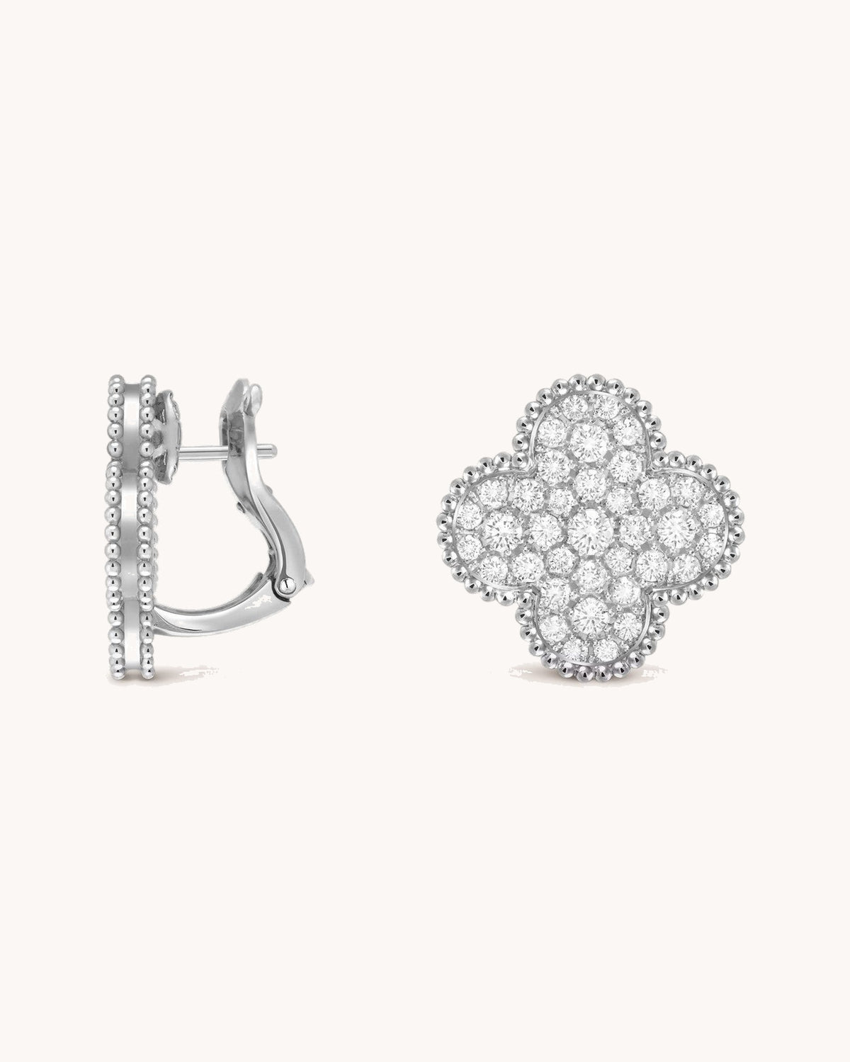 Mayceline Magic Earrings — Diamond 18K white gold