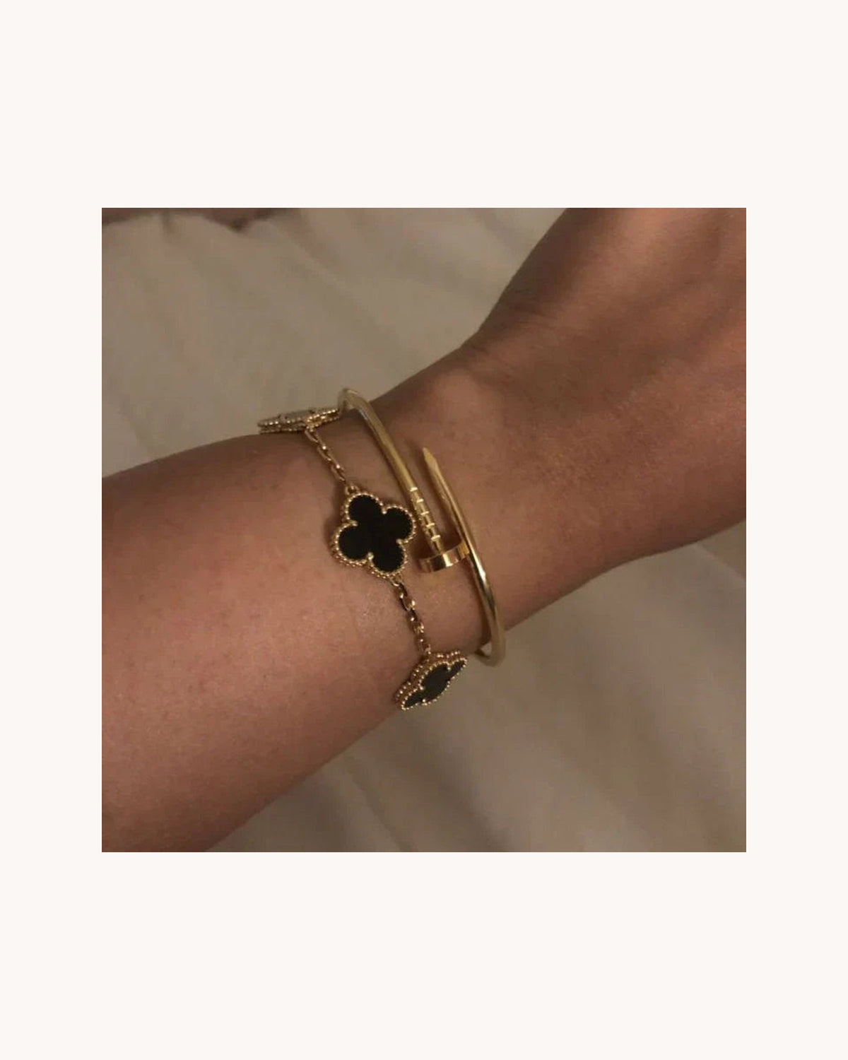 CLOVER | Gold Bracelet