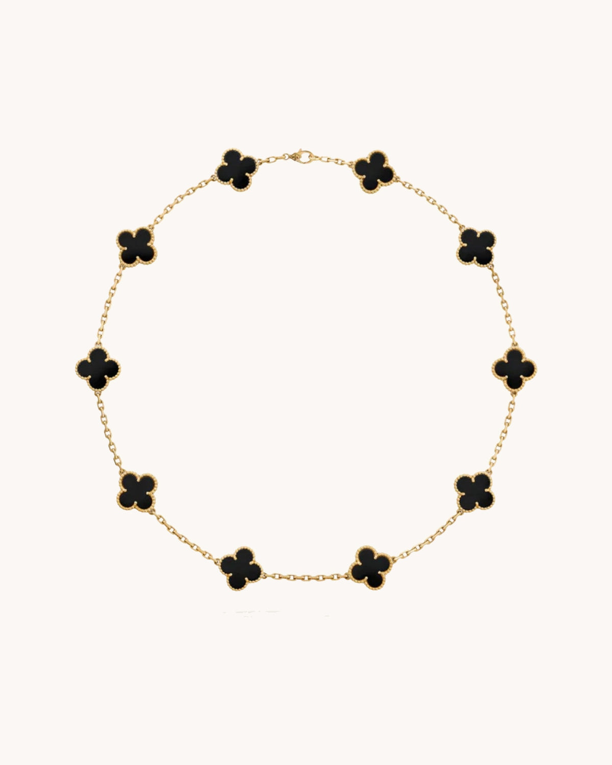 CLOVER | 10 Motive Gold Necklace