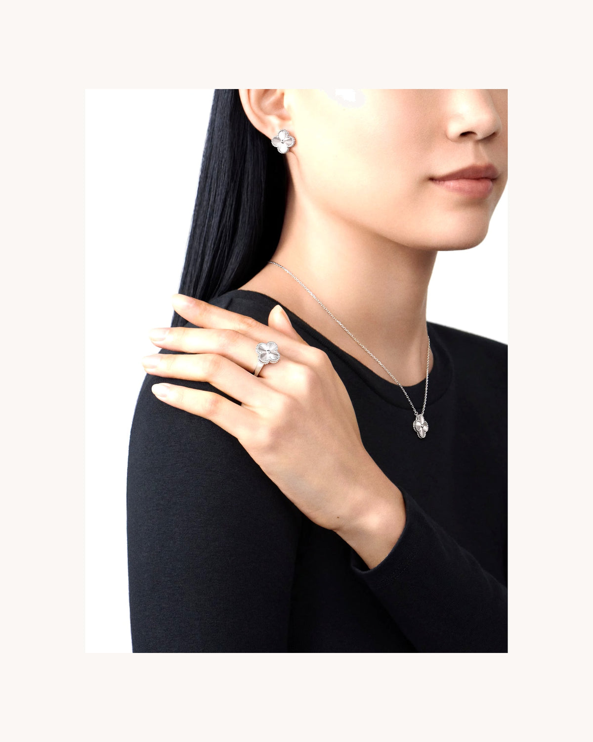 CLOVER | Silver Necklace