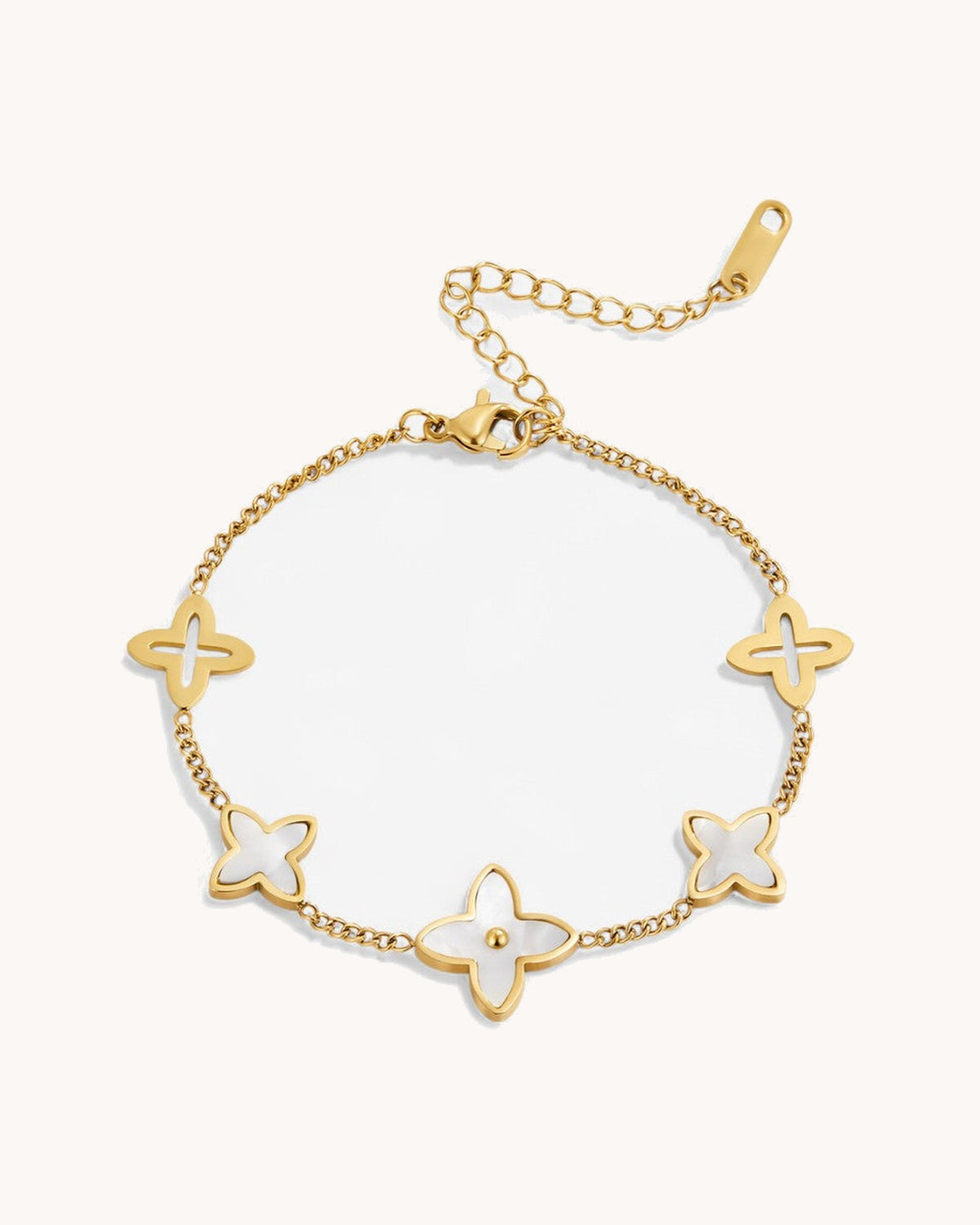 White Blossom | Petal Bracelet