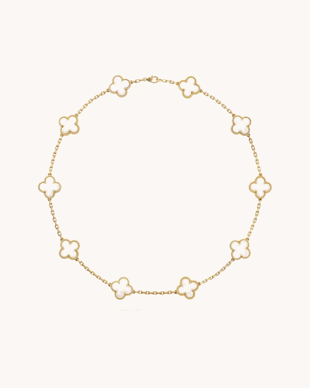 CLOVER | 10 Motive Gold Necklace
