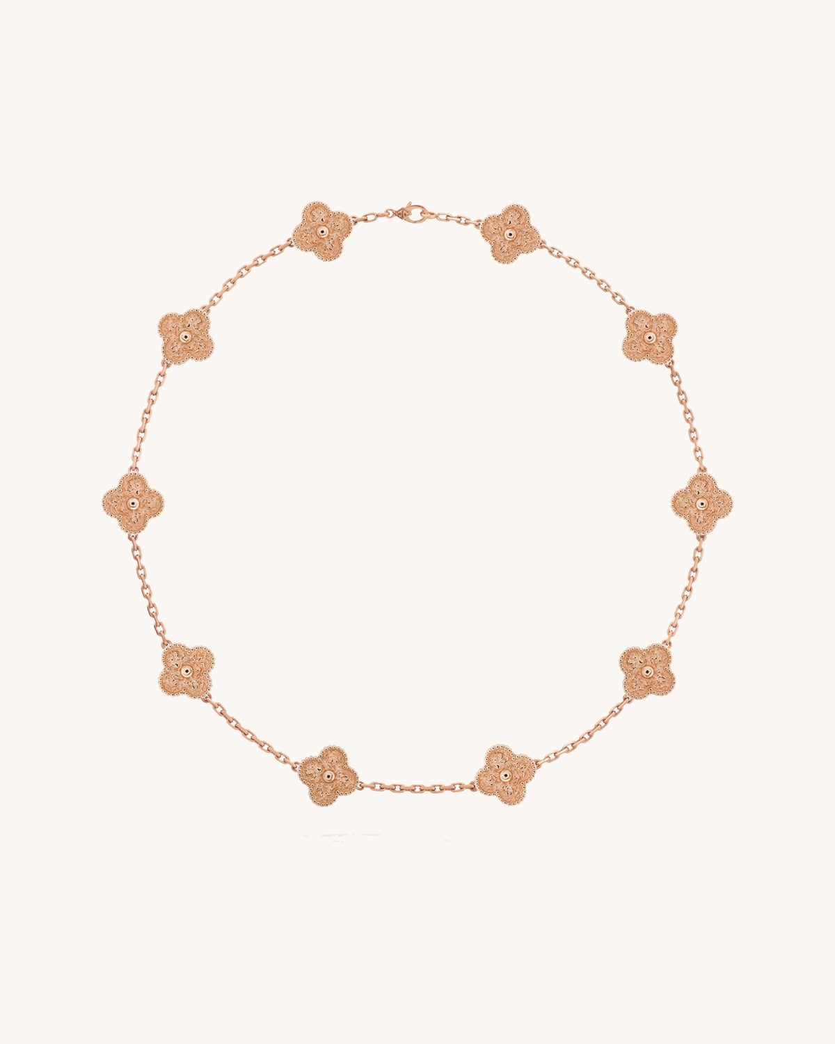 CLOVER | 10 Motive Gold Necklace