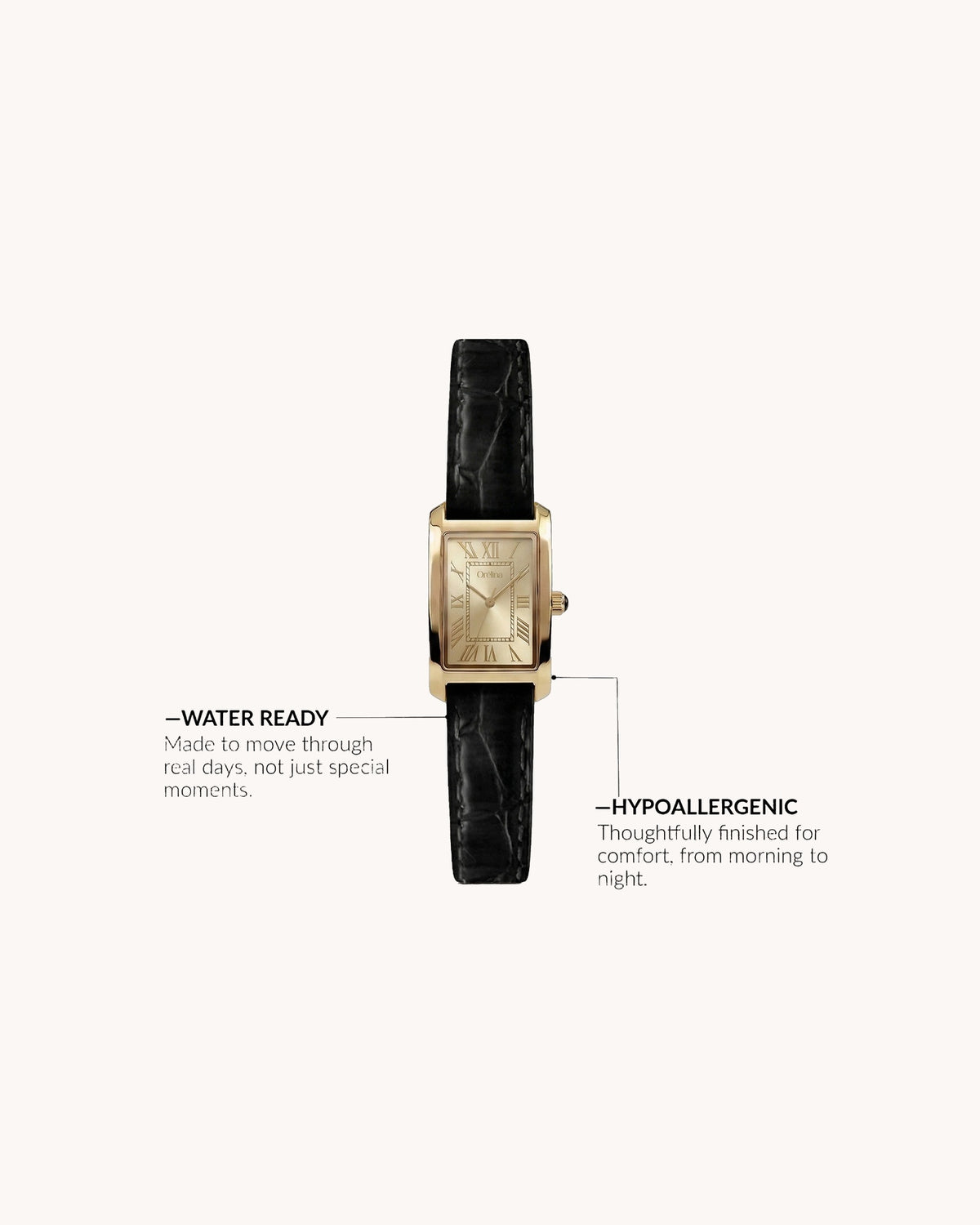 Mayceline Roselle Watch — Leather — image 7