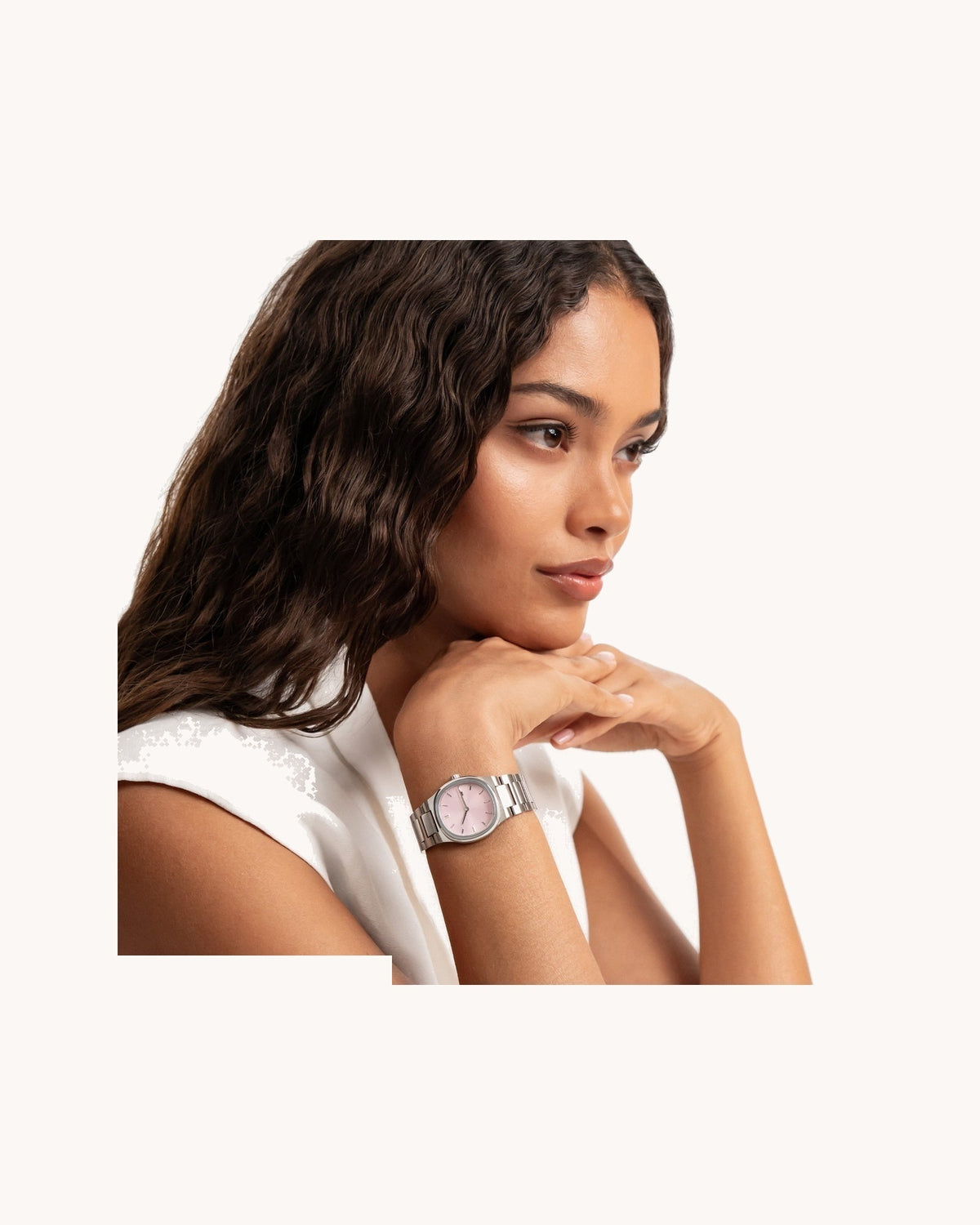 Mayceline | Watch Silver Wave
