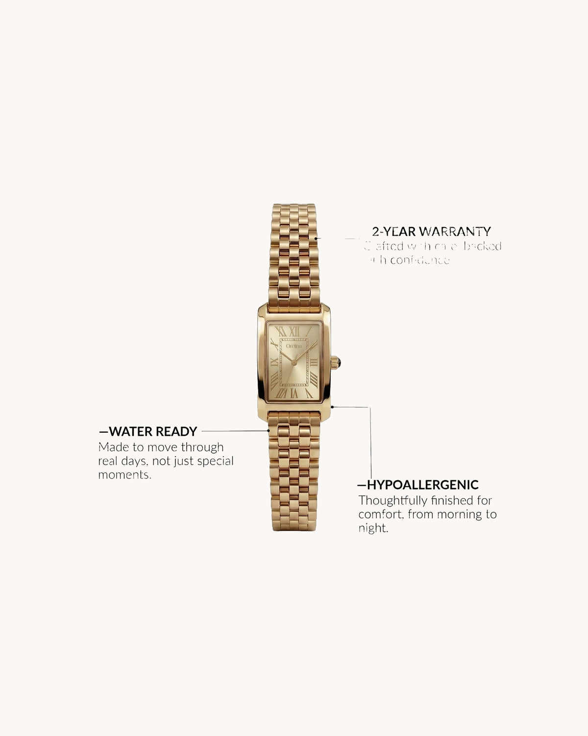 Mayceline Roselle Watch — Champagne — image 7