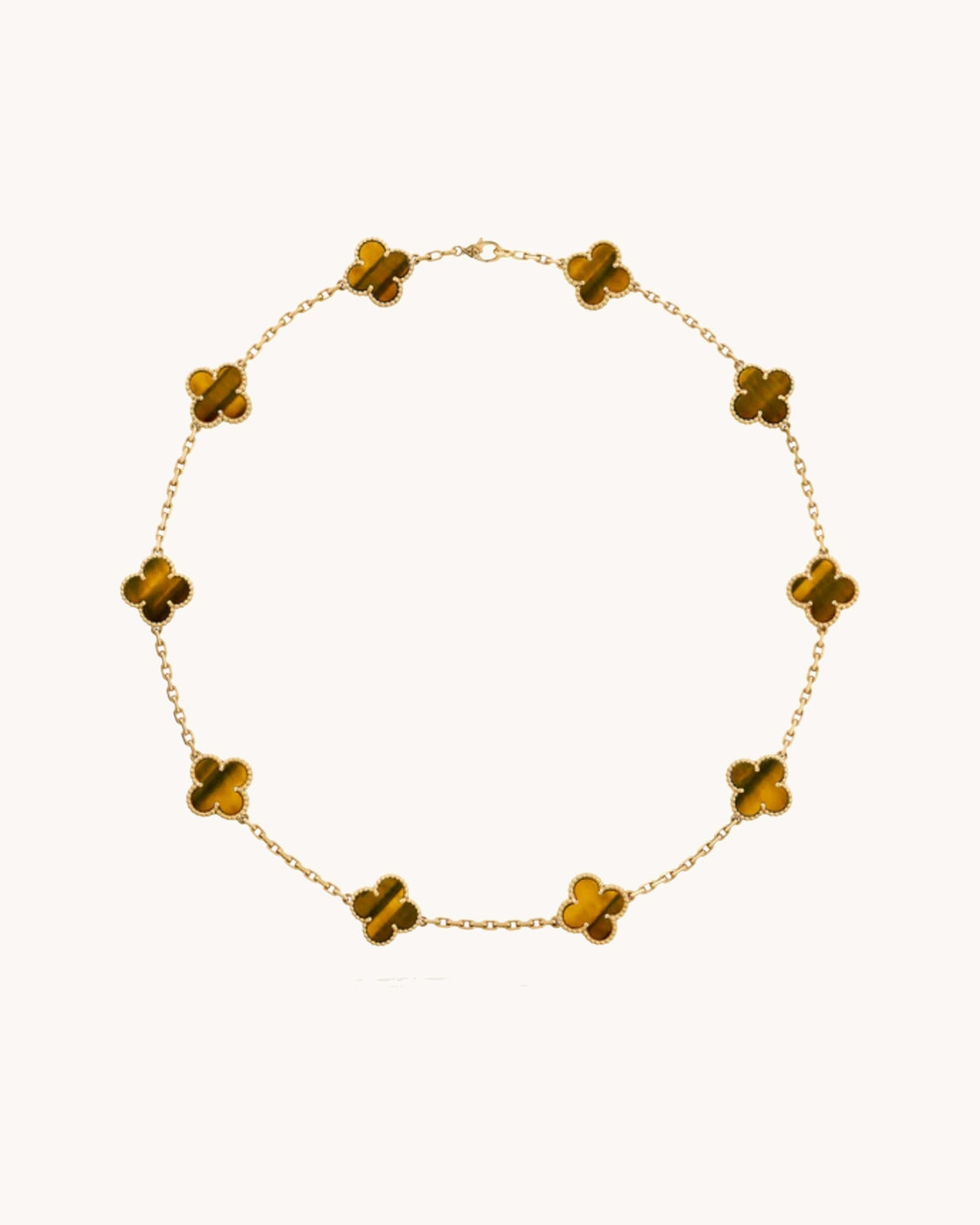CLOVER | 10 Motive Gold Necklace