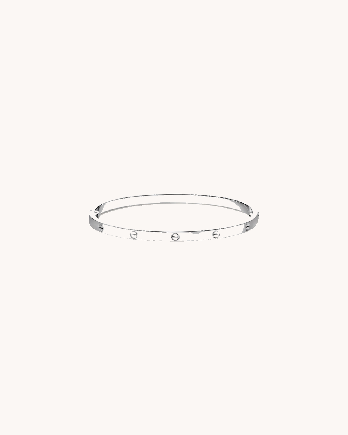 Mayceline Amour Bracelet, Small Model — 18K White Gold